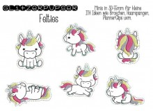 ITH - Glitzerpupser Felties für Paper Clips, Haarspangen, Broschen uvm.